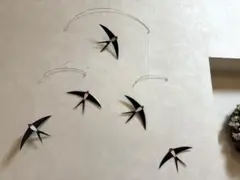 つばめのモビール⭐︎ハンドメイド
