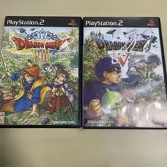 ドラゴンクエスト　5 8 ドラクエ　ドラクエ5 ドラクエ8 ps2 2本セット