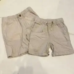 GAPキッズ　リネンパンツ　兄弟