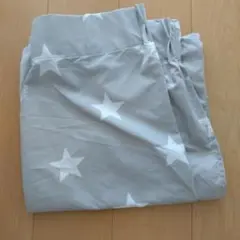 DAISO ドレープカーテン　1枚 グレー　星柄　100✕140cm　★匿名配送