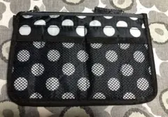 フォロー割り　限定ドットデザイン大人気バッグインバッグ新品