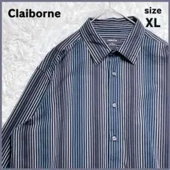 美品✨ Claiborne クレイボーン ストライプ シャツ グラデーション