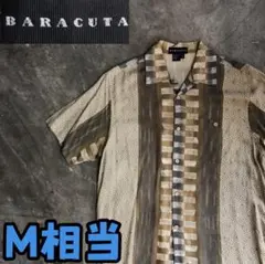 6T6248 BARACUTA オープンカラーシャツ　開襟　総柄　古着