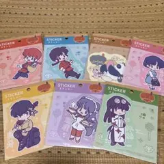 未使用　らんま1/2 キャンドゥ　ステッカー 7枚セット