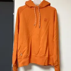 PUMA パーカー オレンジ 長袖 プーマ フーディ スウェット フード