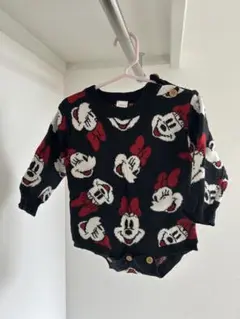 tutafuta ミニーマウス柄ロンパース 80