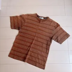 renoma レノマ　ストライプ Tシャツ Mサイズ