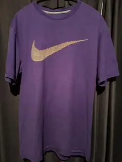 Nike 紫 夏 ロゴ Tシャツ Lサイズ