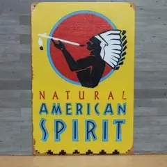 AMERICAN SPIRIT レトロ風 ブリキ看板 OK2052