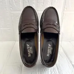 ☆美品☆HARUTA ハルタ コインローファー 4514 茶色 25.5cmEE