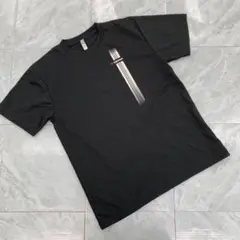 グリマー プリントTシャツ ブラック 半袖 クルーネック Lサイズ　シンプル