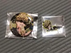 極楽街 辰臣　トレーディング チェーン付き 缶バッジ　アクリルヘアクリップ