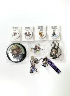 ファイナルファンタジー まとめ売り FF10 ユウナ アクキー 缶バッジ