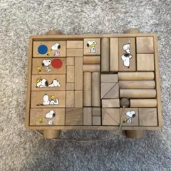スヌーピー 木製積み木