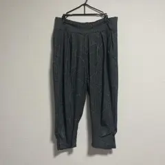 adidas ストライプ クロップドパンツ　ヨガパンツ　OTサイズ