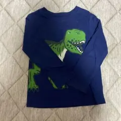 【美品】carter's 恐竜プリント 長袖ロンティー