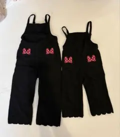 プティマイン ミニー　オーバーオール　姉妹　お揃い