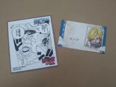 ワンピース　ジャンプフェア　2025　アニメイト特典　ミニ色紙　名刺カード