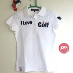 PEARLY GATES I Love Golf ポロシャツ サイズ0