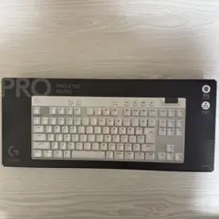 『新品未使用』Logicool PRO X TKL RAPID (ホワイト)