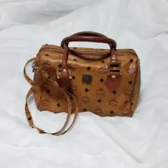 MCM ミニボストンバッグ ヴィンテージ ショルダーバッグ