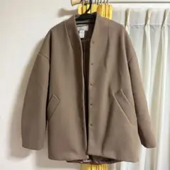 Kelen ノーカラーエッグジャケット　アウター