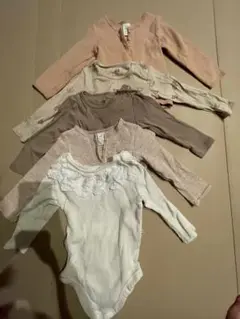 H&M オーガニックコットン シャツ肌着 62-68cm