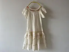 USA購入◎ビンテージ　チュニックワンピース　レース　8/ 120くらい