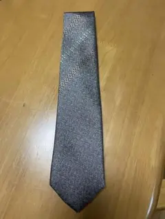 博多織　グレー ネクタイ 日本製