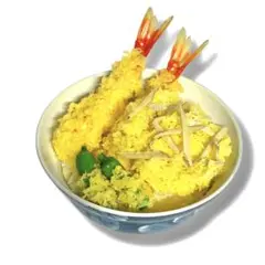 【実物大】食品サンプル 天丼 ドッキリ フェイク 飲食店 ディスプレイ