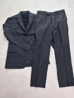 PERSON'S FOR MEN スーツ チェック グレー A6