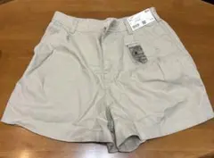 【新品・未使用】ユニクロ リネンコットンショートパンツ ベージュ　Lサイズ
