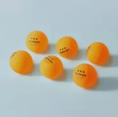 卓球 ボール 6個 オレンジ 練習