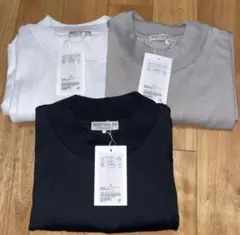 新品BEAUTY&YOUTHクリアコットンジャケットTシャツ　黒白グレー　セット