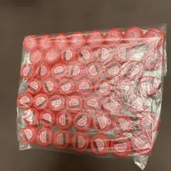 ペットボトルキャップ　赤50個