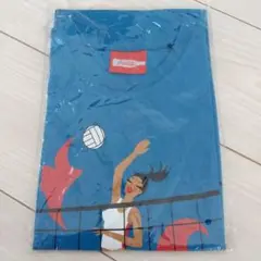コカ・コーラ　 バレーボール　 Tシャツ　 青