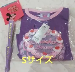 新品 ウィゴー しなこ コラボTシャツ パープル swimmer くま柄 扇子