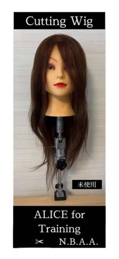 N.B.A.A Cutting Wig ALICE forTraining未使用