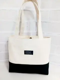 帆布ショルダート－トバックブラックHandmade【No.59】