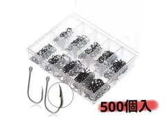 500個入 釣りフック 管付き 釣り仕掛け