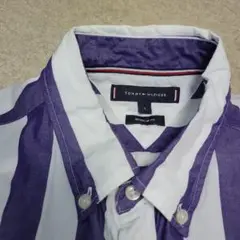 Tommy hilfiger ストライプシャツ(L)