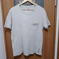 TWO MOON グレー Tシャツ ポケット付き