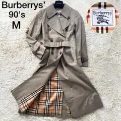 極美品✨バーバリー プローサム トレンチコート ウエストベルト ノバチェック M