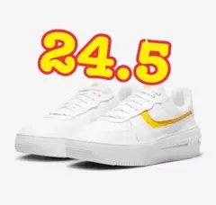 ●24.5イエロー NIKE エアフォース1