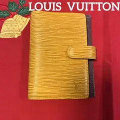 Louis Vuitton ルイヴィトン エピ 手帳カバー イエロー 男女兼用