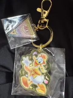 40周年ディズニードナルドキーホルダー新品