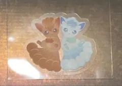 ポケモン にたものどうし ステッカー ロコン