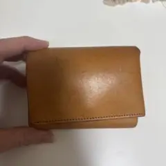 ファブリック FABRIC 三つ折財布 キャメル