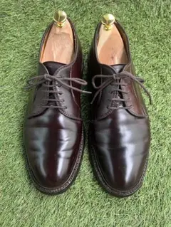オールデン 990 コードバン バーガンディ プレーントゥ 7E Alden