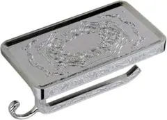 A-0078 トイレットペーパーホルダー アンティーク シルバー